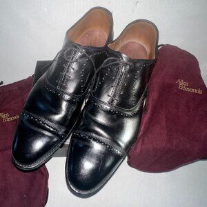 Allen Edmonds Hale Cap-Toe Oxford Dress Shoes – Black Leather – Men's Size 12B